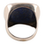 Men's lapis lazuli ring, 'Bold and Blue' - Men's 7-Carat Lapis Lazuli Ring from India (image 2c) thumbail