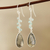 Labradorite and blue topaz dangle earrings, 'Late Sky' - 12-Carat Labradorite and Blue Topaz Dangle Earrings thumbail