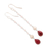 Multi-gemstone dangle earrings, 'Harmonious Glow' - Multi-Gemstone and Sterling Silver Dangle Earrings (image 2c) thumbail