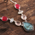 Multi-gemstone pendant necklace, 'Glittering Gemstones' - 21.5-Carat Multi-Gemstone Pendant Necklace from India thumbail