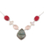 Multi-gemstone pendant necklace, 'Glittering Gemstones' - 21.5-Carat Multi-Gemstone Pendant Necklace from India (image 2b) thumbail