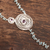 Amethyst and chalcedony pendant necklace, 'Glittering Spirals' - Spiral-Shaped Amethyst and Chalcedony Pendant Necklace (image 2b) thumbail