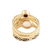 Gold plated multi-gemstone cocktail ring, 'Color Harmony' - Gold-Plated Multi-Gemstone Cocktail Ring from India (image 2c) thumbail