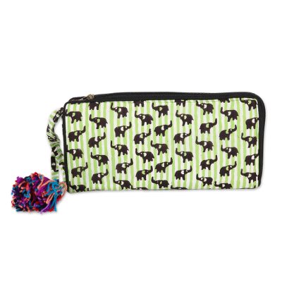 Batik cotton wallet,