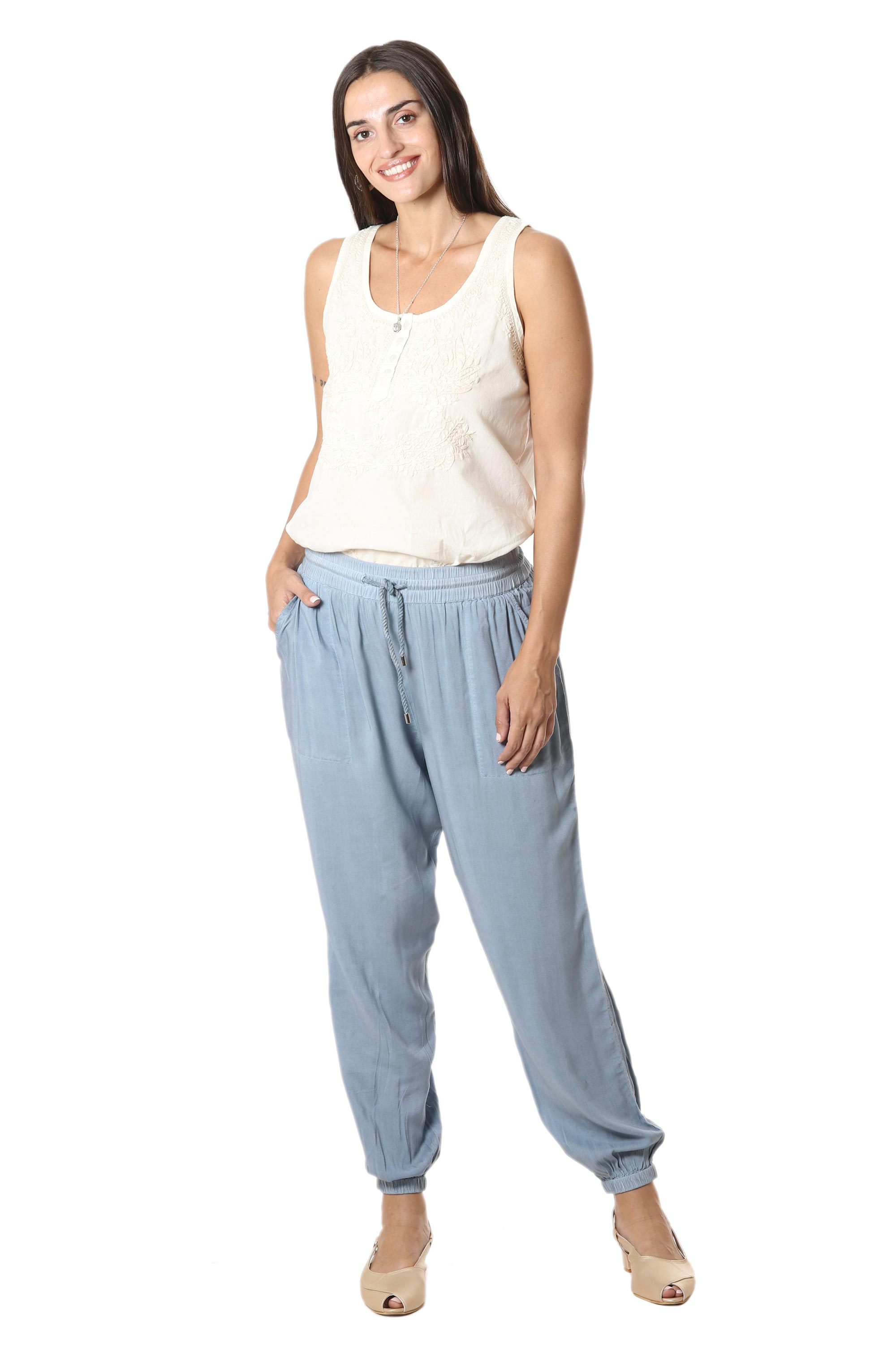 women's rayon jogger pants