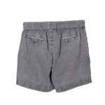 Cotton shorts, 'Summer Relaxation in Slate' - Drawstring Cotton Shorts in Slate from India