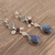 Multi-gemstone dangle earrings, 'Unity Sparkle' - 34.5-Carat Multi-Gemstone Dangle Earrings from India (image 2b) thumbail