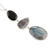 Multi-gemstone pendant necklace, 'Splendorous Evening' - 26.5-Carat Multi-Gemstone Pendant Necklace from India