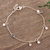 Labradorite charm bracelet, 'Cool Aurora' - Artisan Crafted Labradorite Charm Bracelet from India (image 2b) thumbail