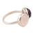 Amethyst and rose quartz cocktail ring, 'Delightful Fusion' - 7-Carat Amethyst and Rose Quartz Cocktail Ring from India (image 2c) thumbail