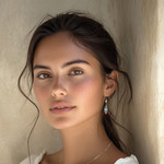 Blue topaz dangle earrings, 'Elegance of the Beach' - Blue Topaz and Composite Turquoise Dangle Earrings