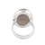 Labradorite cocktail ring, 'Aurora Ellipse' - Oval Labradorite Cocktail Ring from India