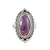 Composite turquoise cocktail ring, 'Regal Charm' - Oval Purple Composite Turquoise Cocktail Ring from India (image 2a) thumbail
