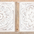 Reliefplatte aus Mangoholz - Florales Mangoholz-Reliefpaneel, hergestellt in Indien