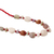 Agate beaded long necklace, 'Glorious Strand' - Freeform Agate Beaded Long Necklace from India (image 2c) thumbail
