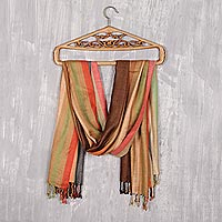 Viscose shawl, Multicolored Fusion
