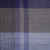 Baumwollschal - Blau und grau gemusterter Baumwollschal aus Indien