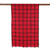Viscose blend scarf, 'Crimson Checks' - Checked Viscose Blend Wrap Scarf in Crimson from India (image 2c) thumbail
