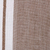 Viskose-Schal „Umber Saga“ – Umber-Viskose-Schal mit weißen Rändern aus Indien