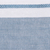 Viskose-Schal - Azurblauer Viskoseschal mit weißen Rändern aus Indien