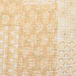 Cotton bedspread set, 'Kantha Charm in Sunflower' (3 piece) - Yellow Indian Print Bedding Set with 2 Shams