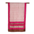 Block-printed silk scarf, 'Waves of Bengal' - Zigzag Motif Block-Printed Silk Wrap Scarf from India