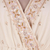 Beaded dress, 'Georgette Glamour' - Ivory Beaded Polyester Wrap-Style Dress (image 2d) thumbail