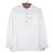 Men's cotton blend shirt, 'Casual Man in White' - Henley-Style Men's Cotton Blend Shirt in White from India (image 2a) thumbail