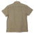 Men's cotton blend shirt, 'Classic Man in Umber' - Men's Short Sleeve Cotton Blend Shirt in Umber from India (image 2d) thumbail