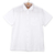 Men's cotton blend shirt, 'Casual Day in White' - Men's Short Sleeve Cotton Blend Shirt in White from India