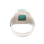 Larimar cocktail ring, 'Limitless Beauty' - Sky Blue Larimar Cocktail Ring from India