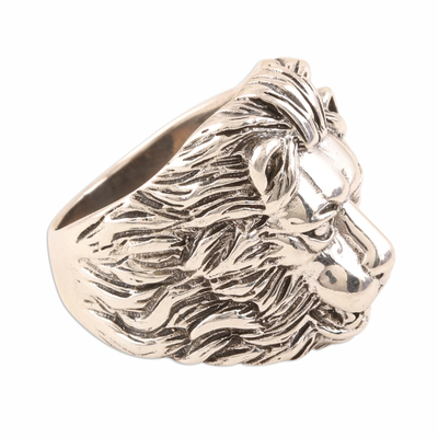 Katre Silver - Excited to share the latest addition to my #etsy shop: Lion  Ring Silver Lion Ring Men Lion Ring Sterling Lion Ring Vintage Lion Ring  Lion Jewelry Animal Ring Lion