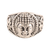 Sterling silver band ring, 'Meditating Buddha' - Sterling Silver Buddha Band Ring from India thumbail