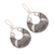 Sterling silver dangle earrings, 'Floral Descent' - Round Floral Sterling Silver Dangle Earrings from India (image 2c) thumbail