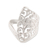 Sterling silver cocktail ring, 'Vine Allure' - Openwork Vine Pattern Sterling Silver Band Ring from India thumbail