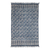 Cotton area rug, 'Paisley Garden' (4x6) - Paisley Motif Cotton Area Rug in Azure from India (4x6)