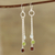 Multi-gemstone dangle earrings, 'Combined Sparkle' - 5.5-Carat Multi-Gemstone Dangle Earrings from India (image 2) thumbail