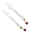 Multi-gemstone dangle earrings, 'Combined Sparkle' - 5.5-Carat Multi-Gemstone Dangle Earrings from India