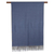 Mantón de lana reversible - Mantón Reversible de Lana Cachemira India Azul y Verde