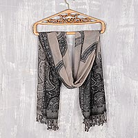Featured review for Jamawar wool shawl, Paisley Subtlety