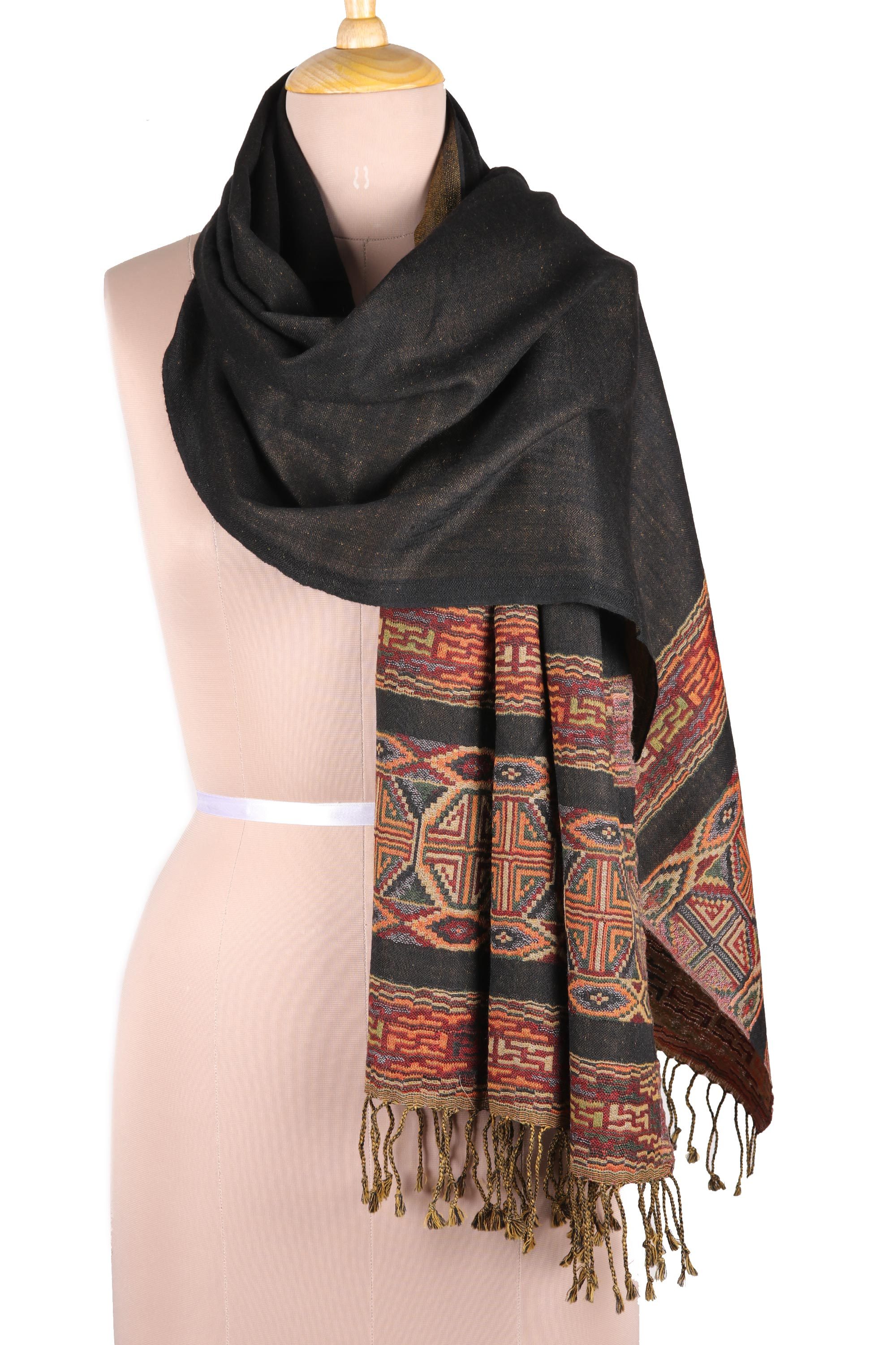 jamawar wool shawl