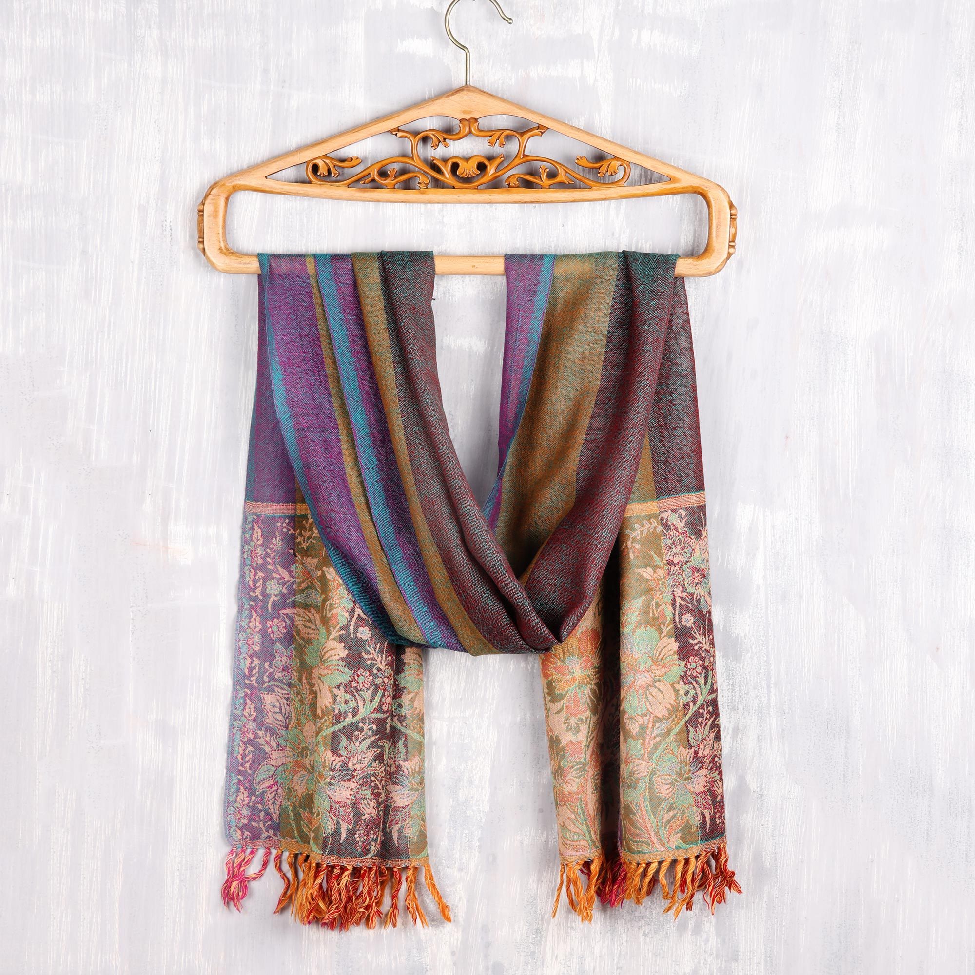 colourful shawl