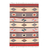Wollteppich, (4x6) - Handgefertigter geometrischer Wollteppich aus Indien (4x6)