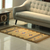 Wool area rug, 'Beige Delight' (3x5) - Beige and Olive Wool Area Rug from India (3x5)