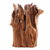 Driftwood sculpture, 'Two Forms' - Natural Sal Driftwood Sculpture by an Indian Artist