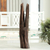 Escultura de madera flotante - Escultura de madera flotante de Sal con puntas de la India