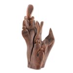 Driftwood sculpture, 'Memories of the Past' - Handmade Abstract Driftwood Sculpture from India