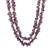 Halskette mit Amethyst-Perlensträngen, 'Elegante Farbe'. - In Indien gefertigte Amethyst-Perlenkette
