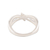 Sterling silver band ring, 'Illusory Knot' - Knot Shape Sterling Silver Band Ring from India (image 2c) thumbail