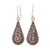 Sterling silver dangle earrings, 'Intricate Tears' - Swirl Pattern Sterling Silver Drop Dangle Earrings